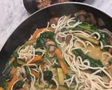 A picture of step 4 of Pork stir fry.