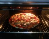 Foto del paso 6 de la receta: Pizza casera de pepperoni y jamón