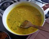 A picture of step 2 of Lahsuni Dal.