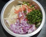 उडीद डाळ, बटाटे, गाजर पकोडे (Urid Dal Batata Gajar Pakode Recipe In Marathi) रेसिपी स्टेप 5 फोटो 