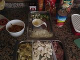 Fideuá pato, setas y foie