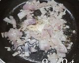 A picture of step 2 of Mushroom Soup.