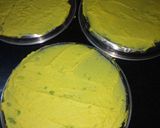 A picture of step 1 of Khandvi.