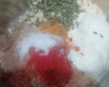 A picture of step 1 of Bread Bellpepper Chilla.