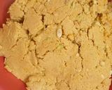 A picture of step 3 of Sooji besan laddo.