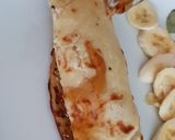 A picture of step 7 of My Banana Cinnamon Pancake Wrap for Breakfast. 💗.