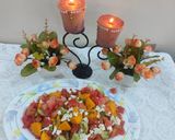 A picture of step 3 of Watermelon salad.