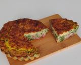 Une image de l'étape 5 de Quiche sans pâte épinards /bacon.