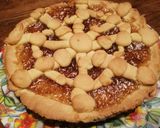 A picture of step 3 of Fig Jam Tart with Butter-Free Crust.