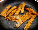 A picture of step 2 of Savoury BBQ Burrito (Vegan).