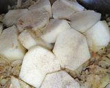 A picture of step 2 of Braised Cabbage and Potato.