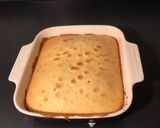 A picture of step 4 of Tres leches.