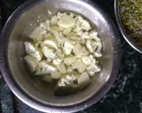 A picture of step 1 of Moong daal ki sabzi bhari khichadi.
