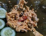 Foto langkah ke 3 dari resep Pepes Jamur Tahu.