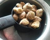 A picture of step 2 of Soya Chaap.