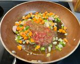 A picture of step 2 of Chickpea Stew with Ham and Swiss Chard (Slow Cooker).