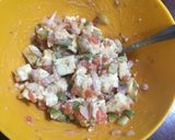 A picture of step 5 of Paneer Open Sandwich.