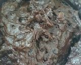 A picture of step 4 of Vickys Christmas Brownies, GF DF EF SF NF.