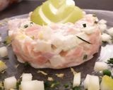 Une image de l'étape 6 de Tartare de saumon au chèvre frais et Granny Smith.