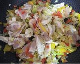 Foto del paso 3 de la receta Falso arroz (de coliflor) guisado con pollo