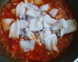 Foto langkah ke 4 dari resep Cumi Asam Manis.