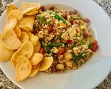 Hình bước làm 6 của món Cơm Chiên Gà, Đậu Que, Ngô Mỹ, Cà Rốt Và Đậu Hà Lan