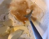 A picture of step 1 of Eggless Dora cake / Dora pancake.