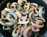 Foto del paso 1 de la receta: Arroz con champiñones y castañas