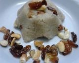 A picture of step 6 of Banana sheera.