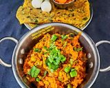 A picture of step 4 of Fresh Green Turmeric Gujarati Sabzi - લીલી હળદર નું શાક.