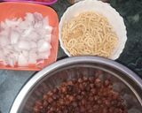 चना चाट (Chana chaat recipe in hindi) रेसिपी चरण 1 फोटो