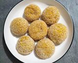 Foto langkah ke 7 dari resep Onde - Onde Panggang Labu Kuning.