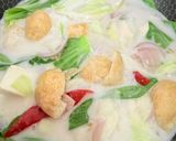 Gambar langkah 3 resipi 👩‍🍳Masak Lemak Kubis Tauhu.