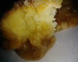A picture of step 4 of Pear/peach cobbler.