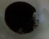 A picture of step 2 of Dalgona coffee.
