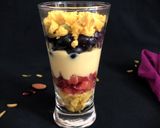 A picture of step 4 of Sandesh, Fruits & Shrikhand Parfait (Layered Dessert).