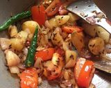 A picture of step 4 of Raw Jackfruit Curry.