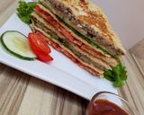 A picture of step 5 of Club Sandwich.