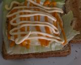 A picture of step 4 of Egg Benjo Sandwich 🥪.