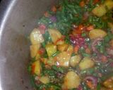 A picture of step 6 of Green veggies with rice,.