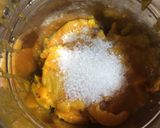 A picture of step 2 of Mango Kheer and Puri.