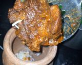 A picture of step 4 of Matka Biryani.
