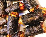 Hình bước làm 5 của món Chả ức gà rong biển