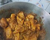 A picture of step 10 of Kashmiri kadam Saag Chicken.