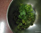 A picture of step 3 of Bread dhokla.