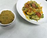 Foto del paso 5 de la receta: Espaguetis / Tallarines de calabacín con Salsa Pesto (vegana)