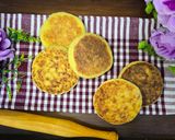 صورة لخطوة 7 من وصفة حرشة (خبز السميد المغربي) 🇲🇦 Harcha (Moroccan Semolina Bread