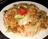 A picture of step 22 of Spicy Chicken Biryani unique style.