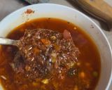 A picture of step 2 of Spicey chili oil 🌶️.