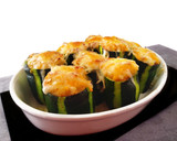 Foto del paso 11 de la receta: Calabacines rellenos de arroz y jamón